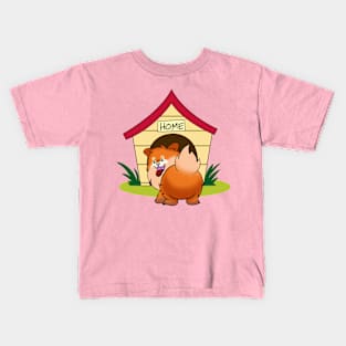 #3 Puppy Feeling at Home Kids T-Shirt